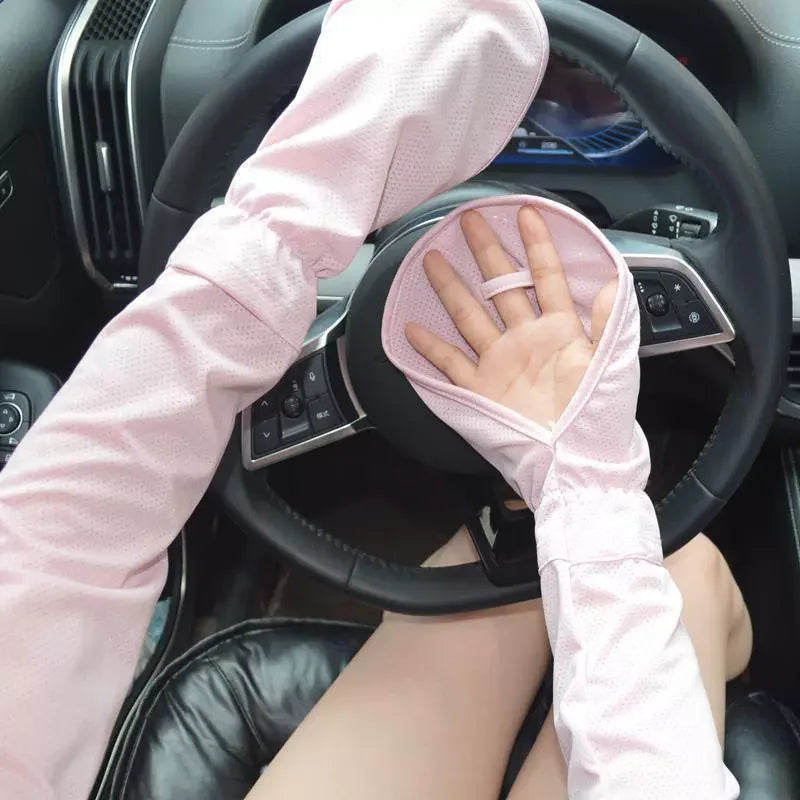 Uv protection cooling arm sleeves breathable & lightweight